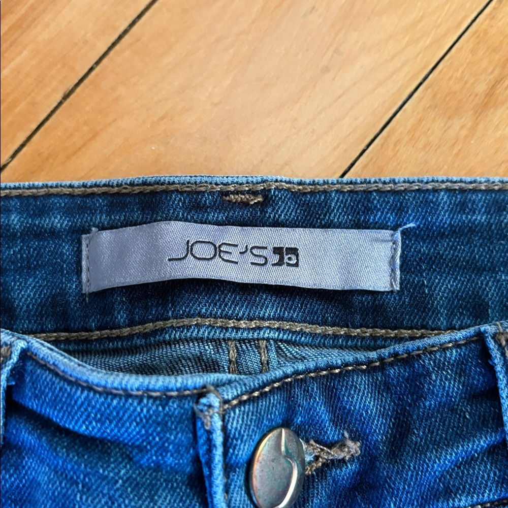 Joe’s Jeans Women’s Size 25 High Rise Straight Leg Jeans | Raw Hem Medium Wash - Picture 2 of 7